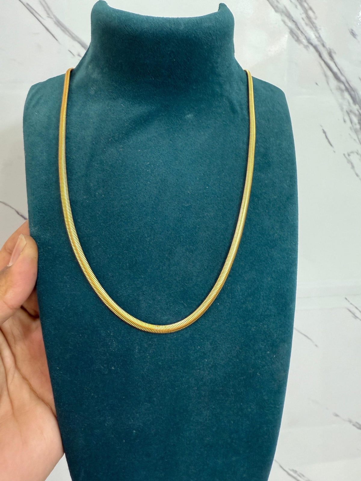 Men's Snake Chain | Mens Gold Chin Snake Choker For Men Jewellery Men's Snake Chain