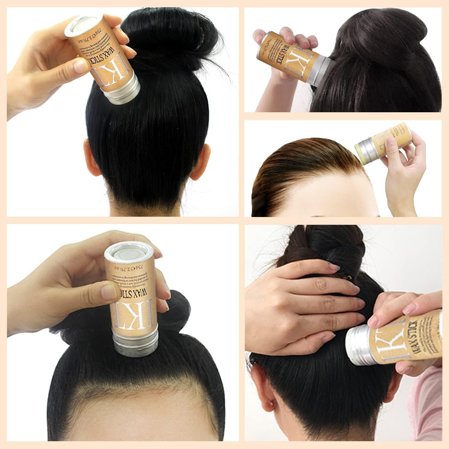 Mens Hair Styler Hair Wax Stick Care Routine Hair Stick Care Product Hair Wax Stick