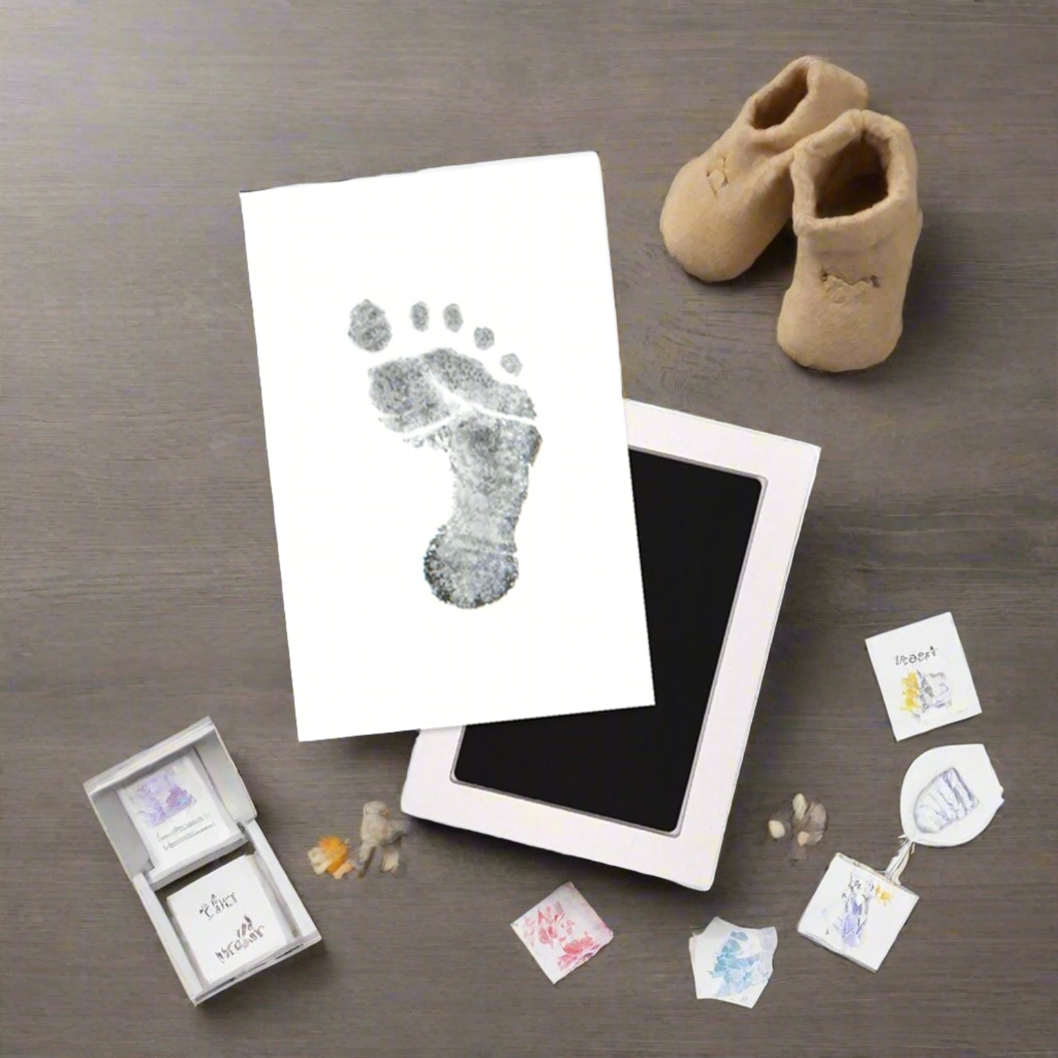 Mess-Free Baby Footprint Kit | Baby Products Gifts Care Babyshower Newborn Baby Items - Mess-Free Baby Footprint Kit