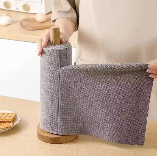 Microfiber Cleaning Cloth Roll | Microfiber Cloth Dust Cleaning Dusting Glass Kitchen Wiping Clothes Microfiber Cleaning Cloth Roll