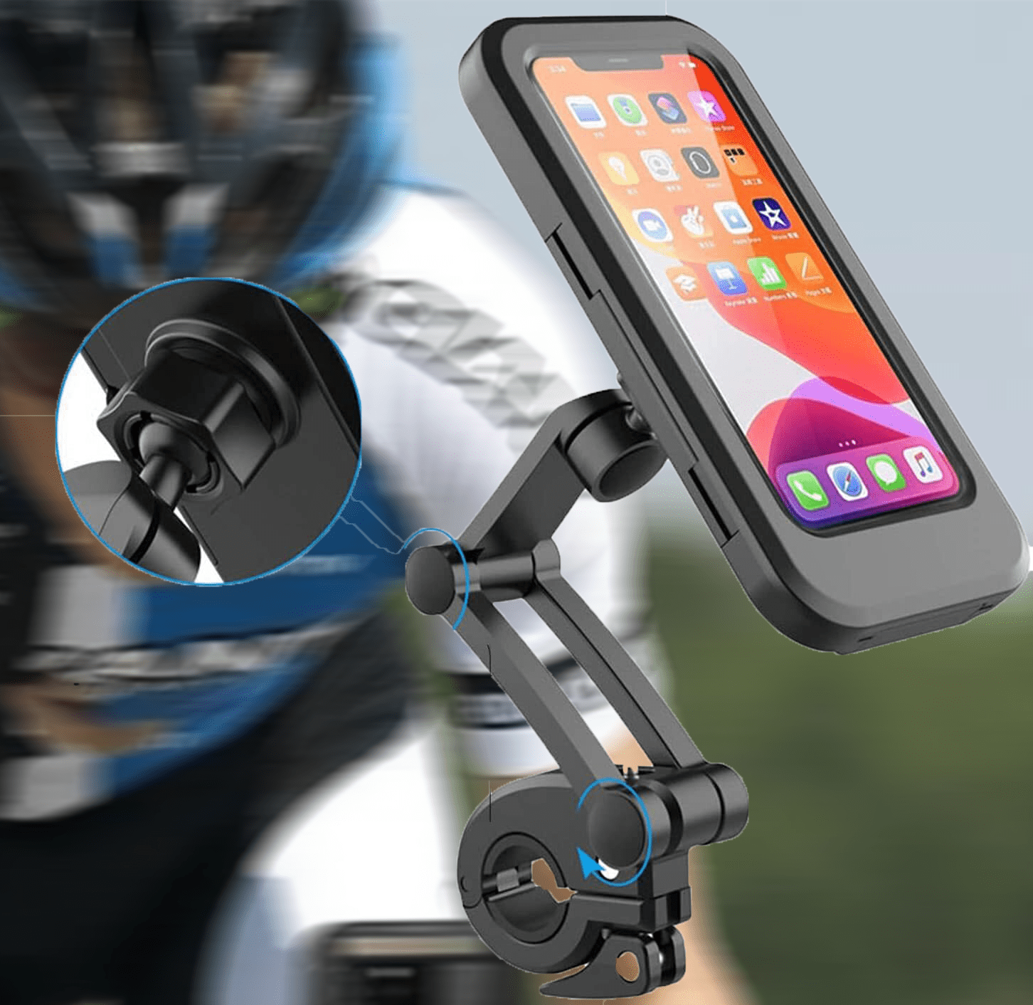 Mobile Holder For Bike Phone Holder On Bike Bicycle Mobile Holder - Bike Phone Holder Bike Phone Holder