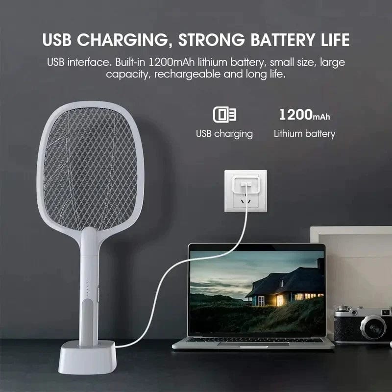 Mosquito Bat Killer Racket Repellent Machine Fly Catcher - Mosquito Slayer Racket Mosquito Slayer Racket