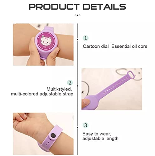 Mosquito Repellent Wristband for Kids (Pack of 3) | Mosquito Repellent Patches Natural Herbal Anti Mosquitoes Wristband - Mosquito Repellent Wristband for Kids (Pack of 3)