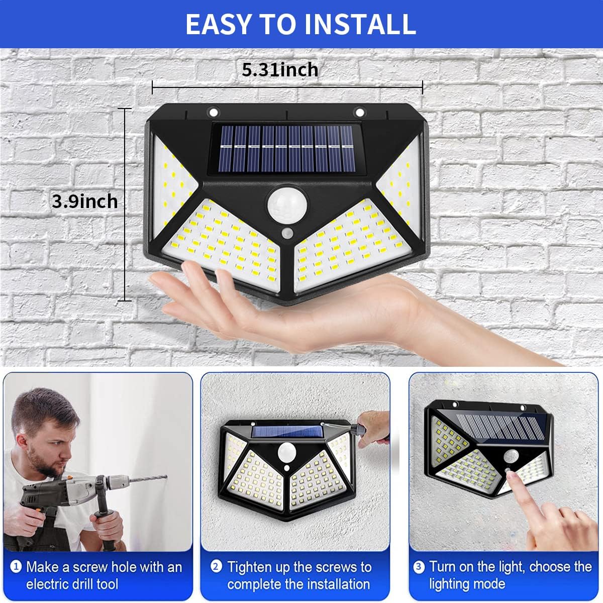 Motion Sensor Solar Outdoor Durable LED Light Motion Sensor Solar Outdoor Led Light