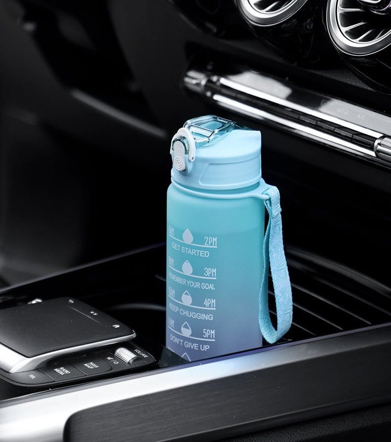 Motivational Water Bottle | Water Bottles 2 Litre Stainless Steel Drinking Bottle Gym Sipper Travel Motivational Water Bottle