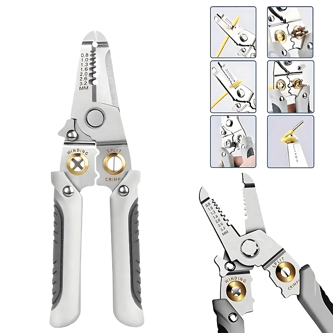 Multi-functional Wire Stripper & Cutter | Wire Stripper Cutter Tool Cable Hand Cutter Electrician Tool Multi-functional Wire Stripper & Cutter