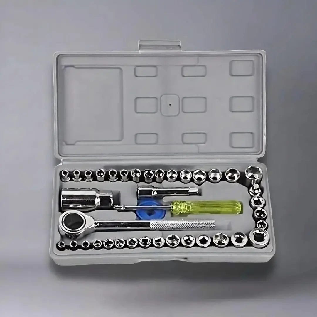 Multipurpose 40 In 1 Screwdriver Tool Kit Set | Home Toolkit Car & Bike Accessories Multipurpose 40 In 1 Screwdriver Tool Kit Set