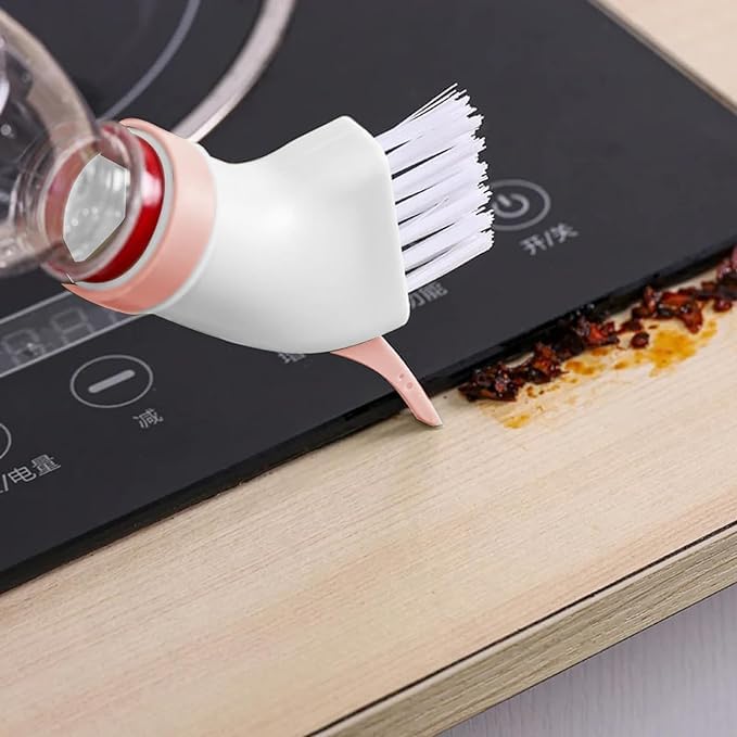 Multiuse Crevice Cleaning Brush (Set of 2) | Bottle Cleaning Brush Bathroom Home Toilet Brushes Kitchen Cleaner Cleaning Products Multiuse Crevice Cleaning Brush (Set of 2)