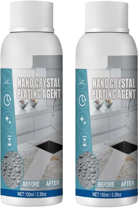 Nanocrystal Plating Agent (Set of 2) | Floor Cleaner Tile Cleaning Liquid Marble Cleaner Polishing Nanocrystal Plating Agent (Set of 2)
