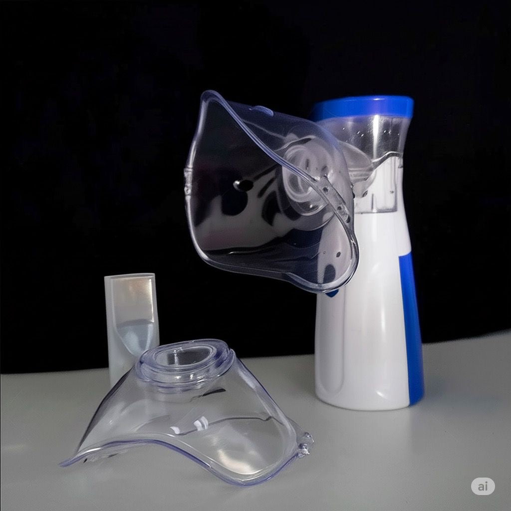 Nebulizer Machine | Nebuliser Machine Portable Asthma Nebulizer Kit Reperatory Machine - Nebulizer Machine (With Free Thermometer)