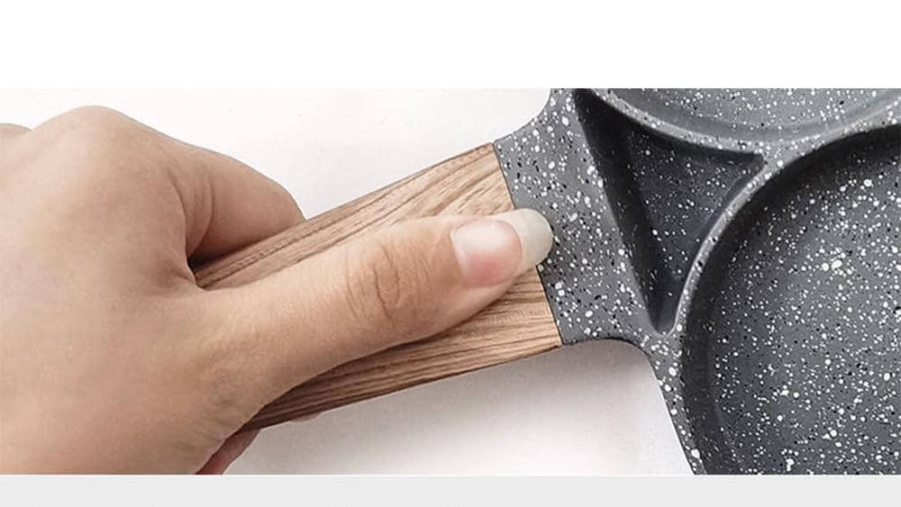 Non Stick Pan Frying Pan Nonstick Pans Omellete Cookware Egg Pan - 4 Hole Non-stick Egg Ham Pot 4 Hole Maifan Stone Non-stick Egg Ham Pot