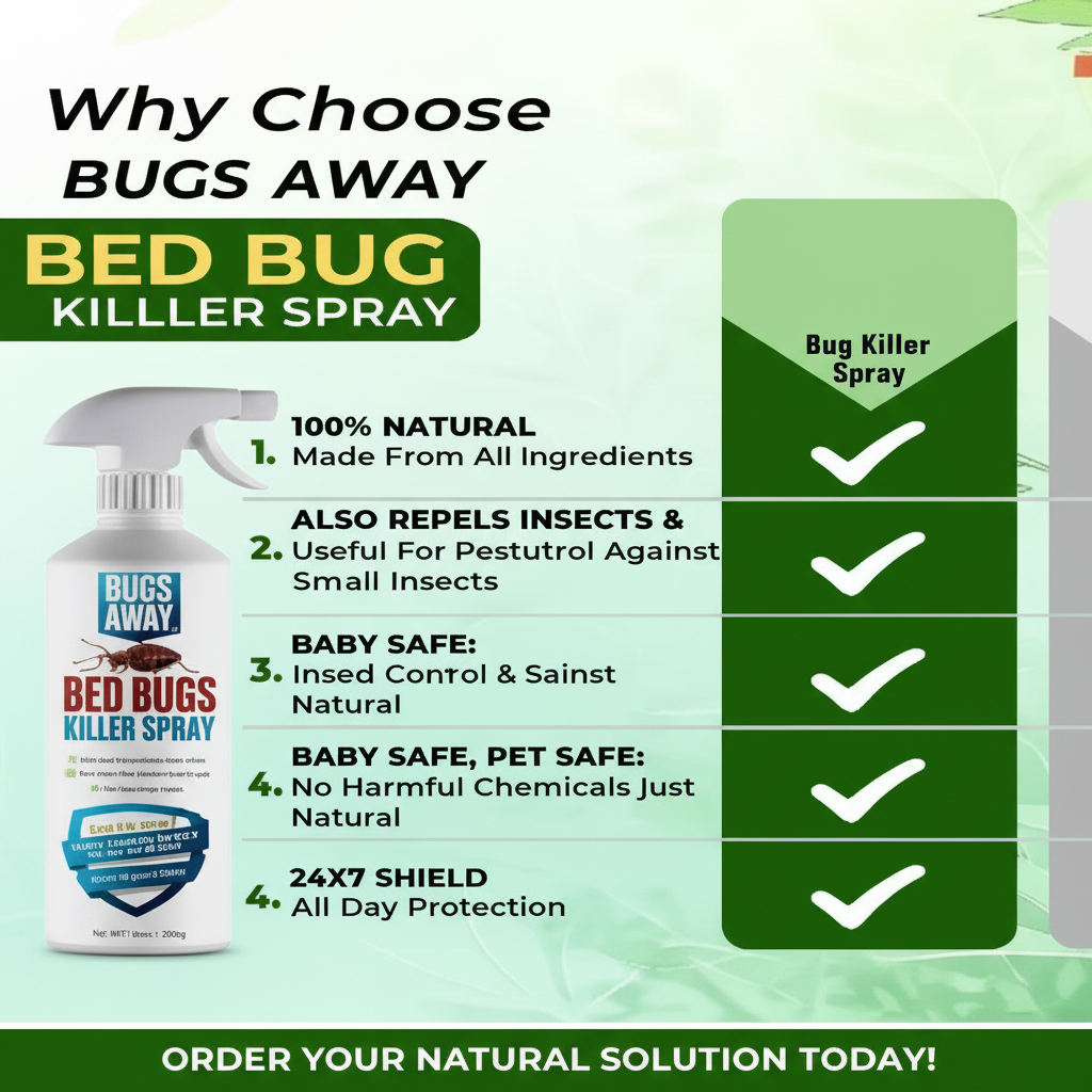 Non-Toxic Bedbug Remover Spray (Pack of 2) | Bed Bug Insect Bedbug Spray Insecticide Sprays Bugs Treatment - Non-Toxic Bedbug Remover Spray (Pack of 2)