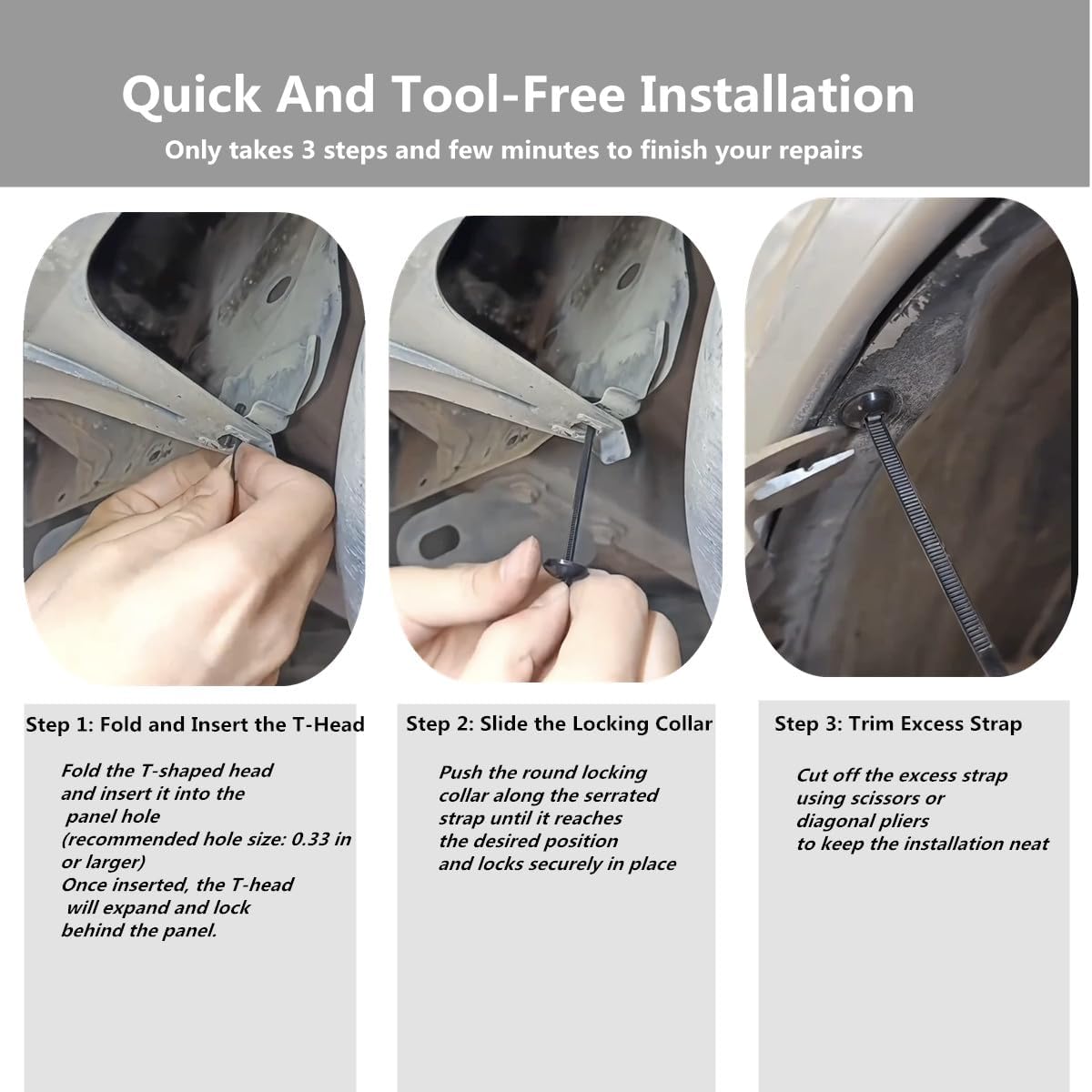 Nylon Tie Buckle Fastener (Pack of 20) | Cable Ties Zip Electrical Wiring Zippy Tie Nylon Cables Wire Holder - Nylon Tie Buckle Fastener (Pack of 20)