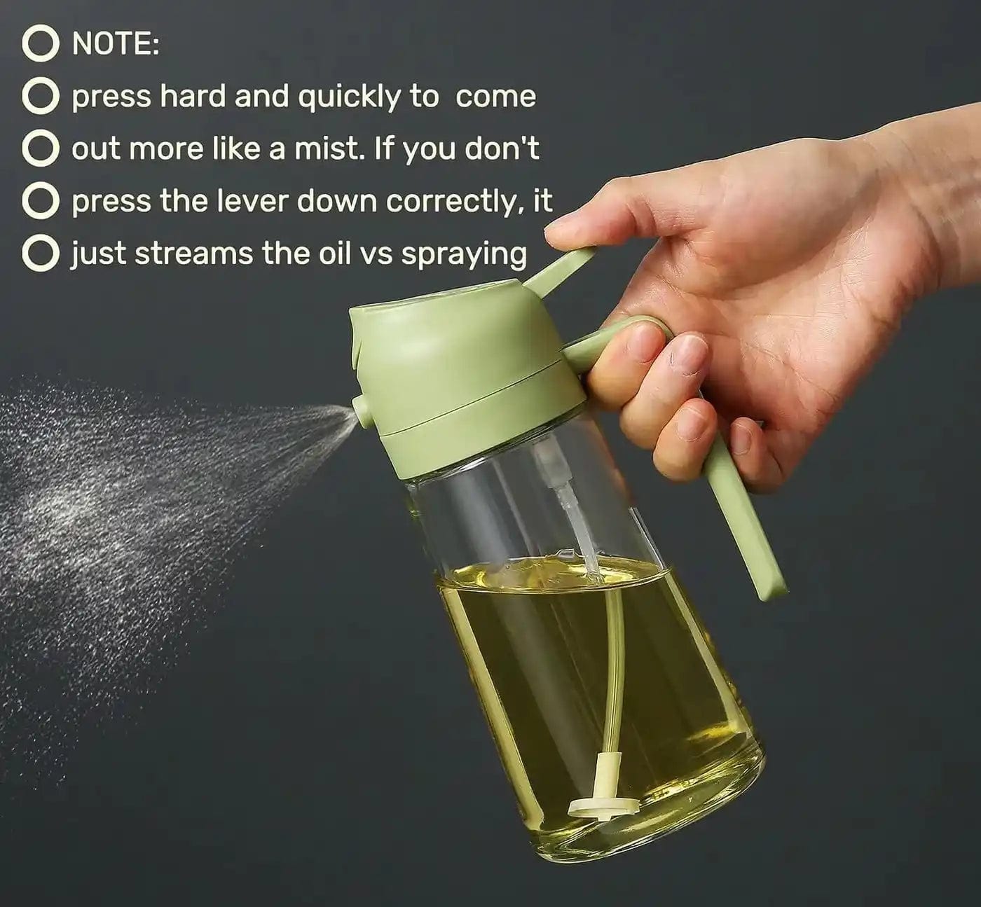 Oil Dispenser Cooking Food Canister Container Oil Bottle For Kitchen Oil Dispenser And Sprayer