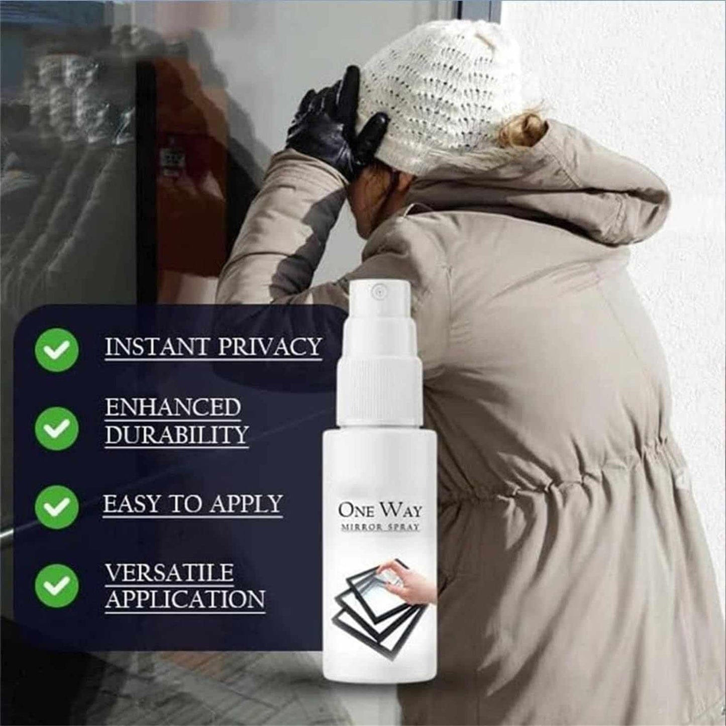 One Way Mirror Spray (Pack of 2) One Way Mirror Spray (Pack of 2)