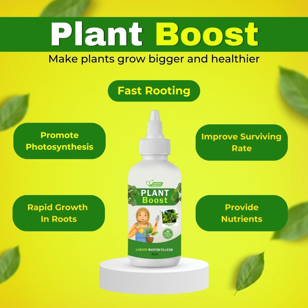 Organic Plant Booster (Pack of 4) | Garden Plants Flower Plant Booster Organic Plant Growth Booster - Organic Plant Booster (Pack of 4)