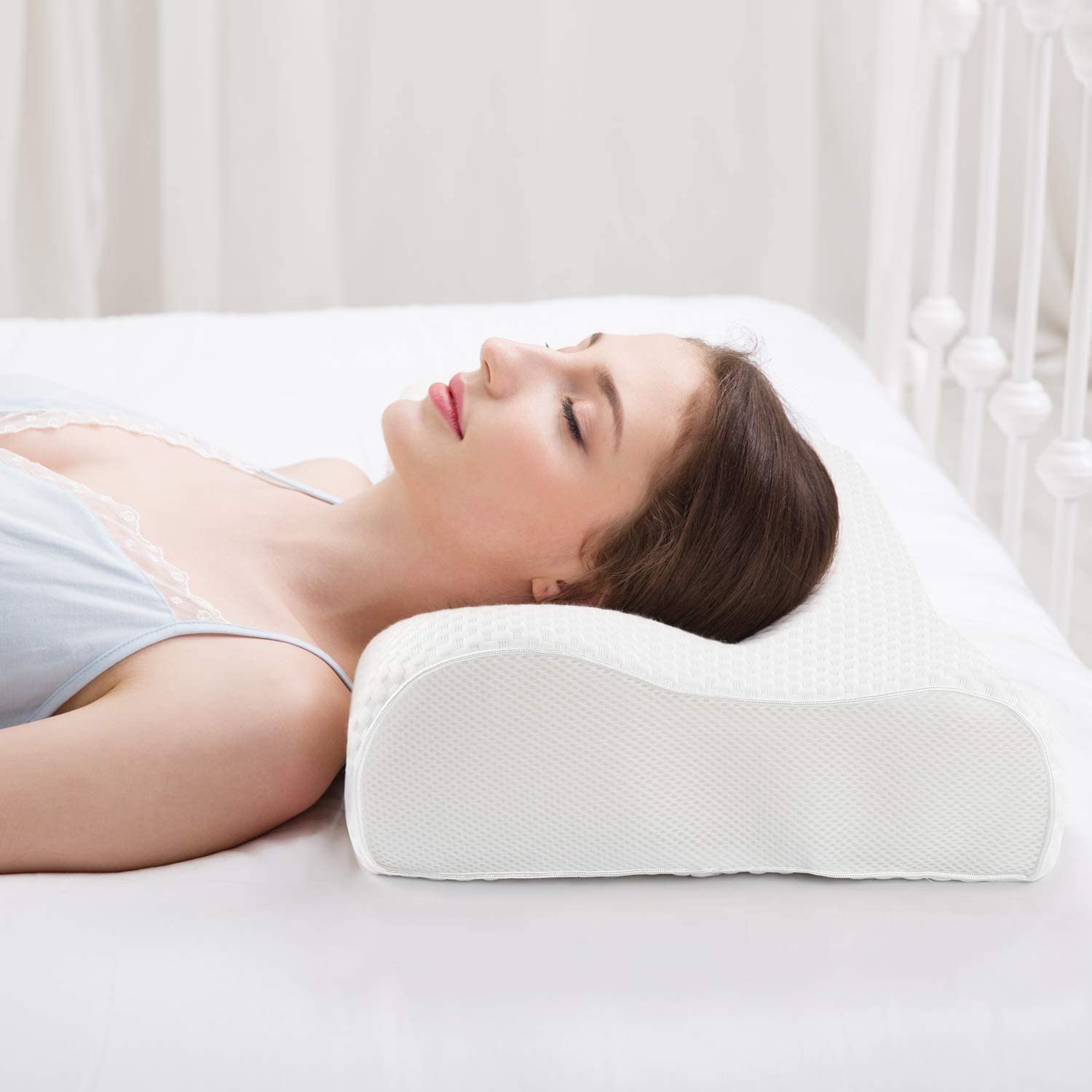 Orthopedic Neck Pillow | Memory Foam For Neck Pain Pillow For Cervical Pain Orthopedic Neck Pillow