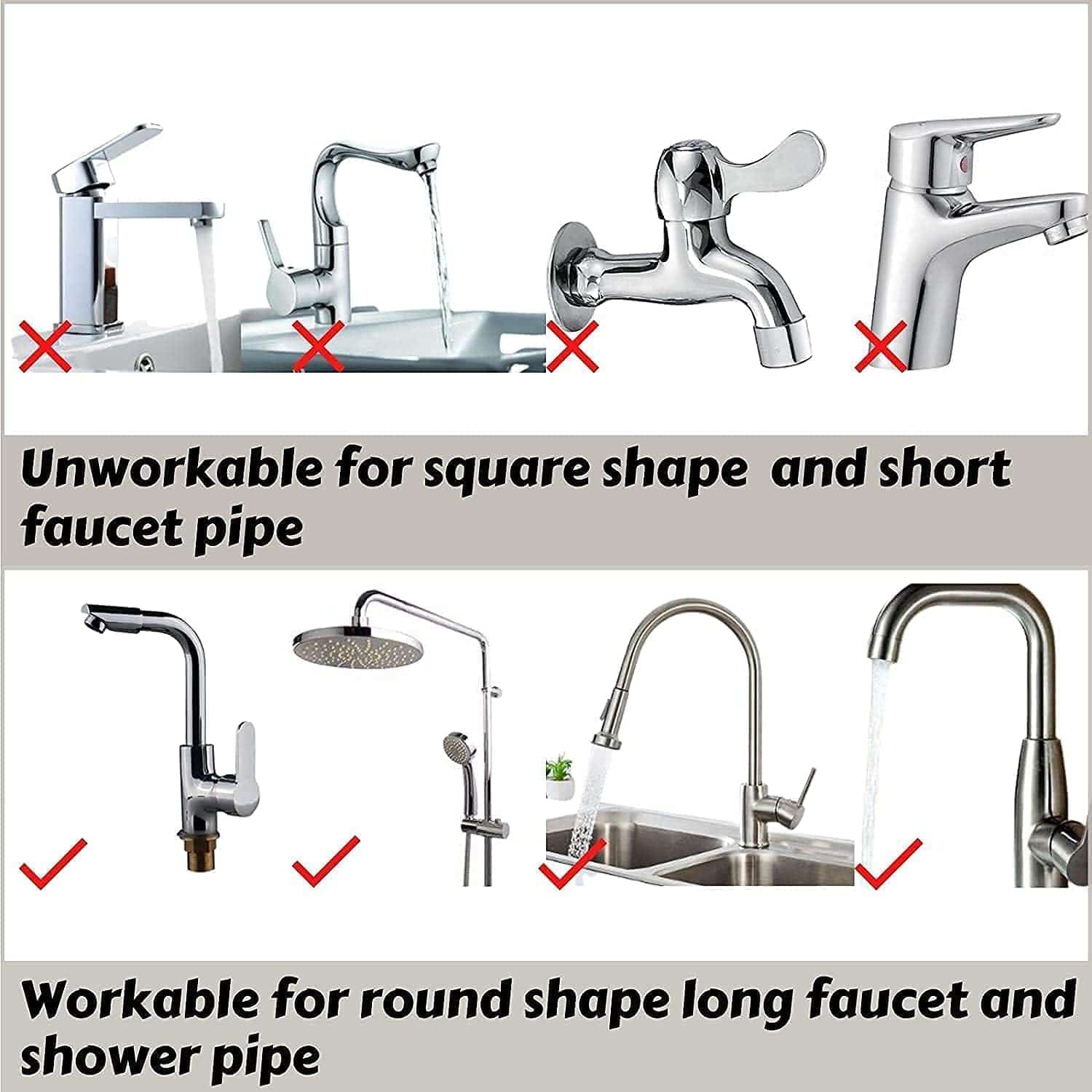 Over-Faucet Kitchen Sink Organiser (Set of 2) | Kitchen Sink Basin Rack Stand Kitchenware Sponge Holder Over-Faucet Kitchen Sink Organiser (Set of 2)