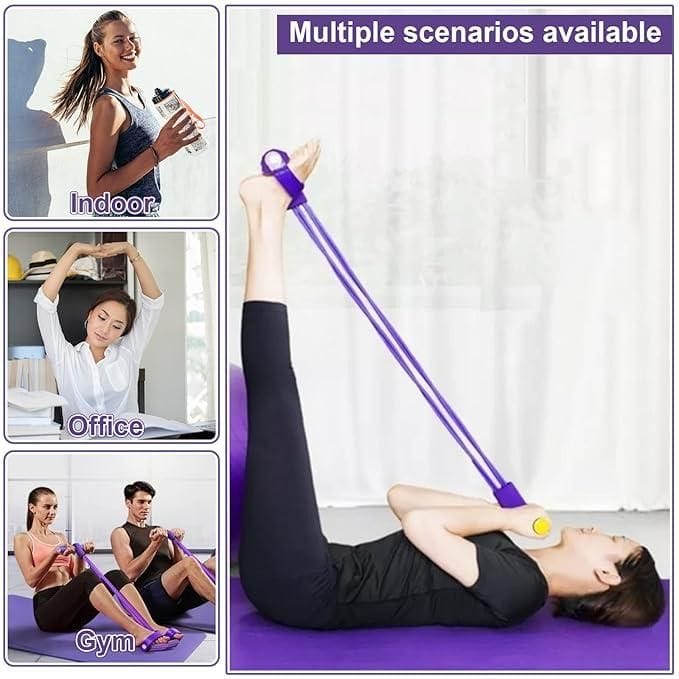 Pedal Puller Resistance Rope | Resistance Band Exercise Equipment For Home Fitness Bands Sports & Outdoors Pedal Puller Resistance Rope