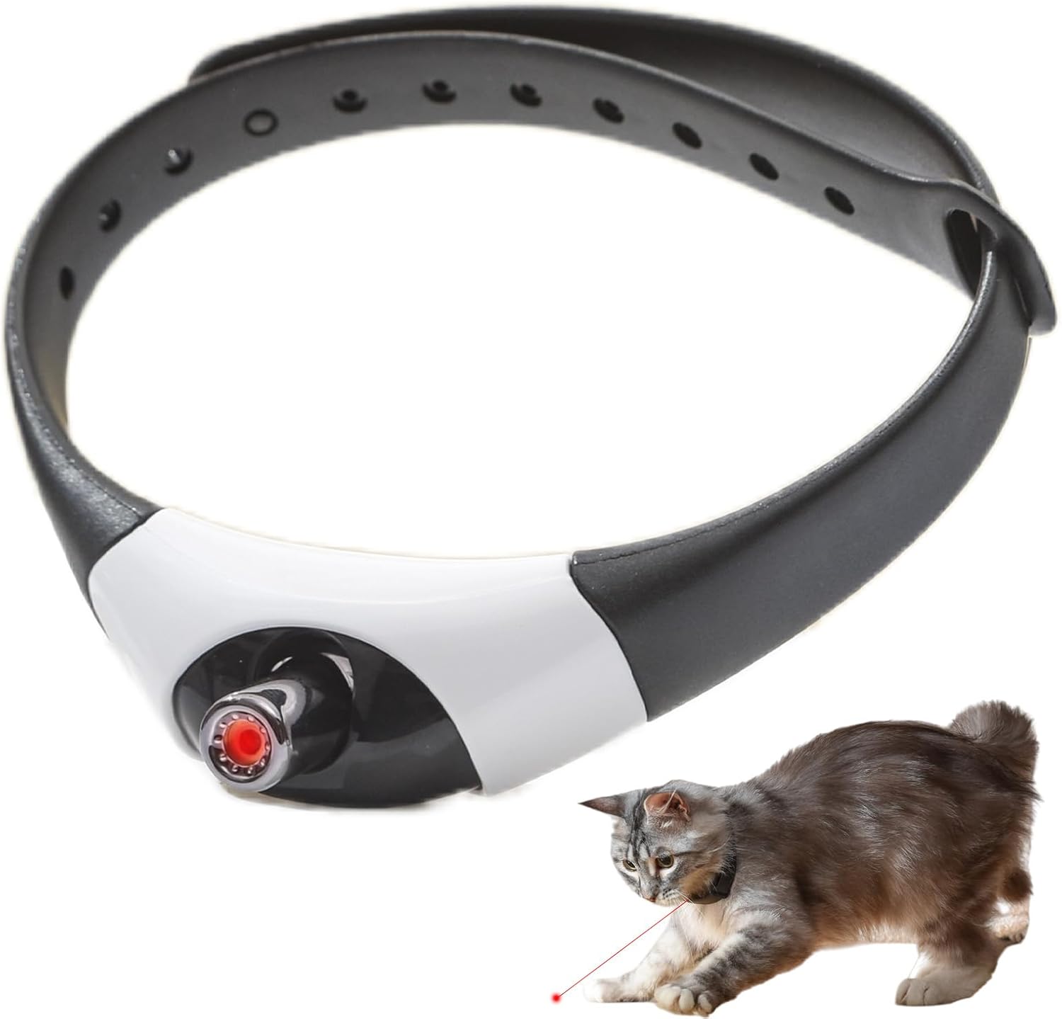 Pet Laser Collar️ | Toy Cat Catnip Play Toys Collar Leash Products - Pet Laser Collar