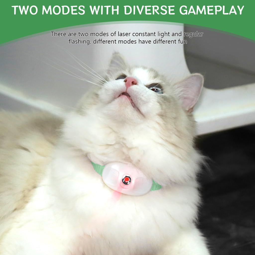 Pet Laser Collar️ | Toy Cat Catnip Play Toys Collar Leash Products - Pet Laser Collar