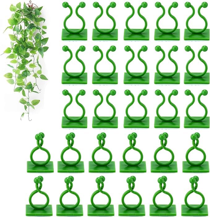 Plant Fixing Clips (Pack of 60) | Climbing Plant Creeper Green House Succulent Plants Planter - Plant Fixing Clips (Pack of 60)