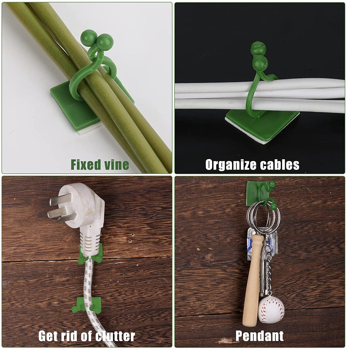 Plant Fixing Clips (Set of 60) | Climbing Plant Creeper Green House Succulent Plants Planter Plant Fixing Clips (Set of 60)