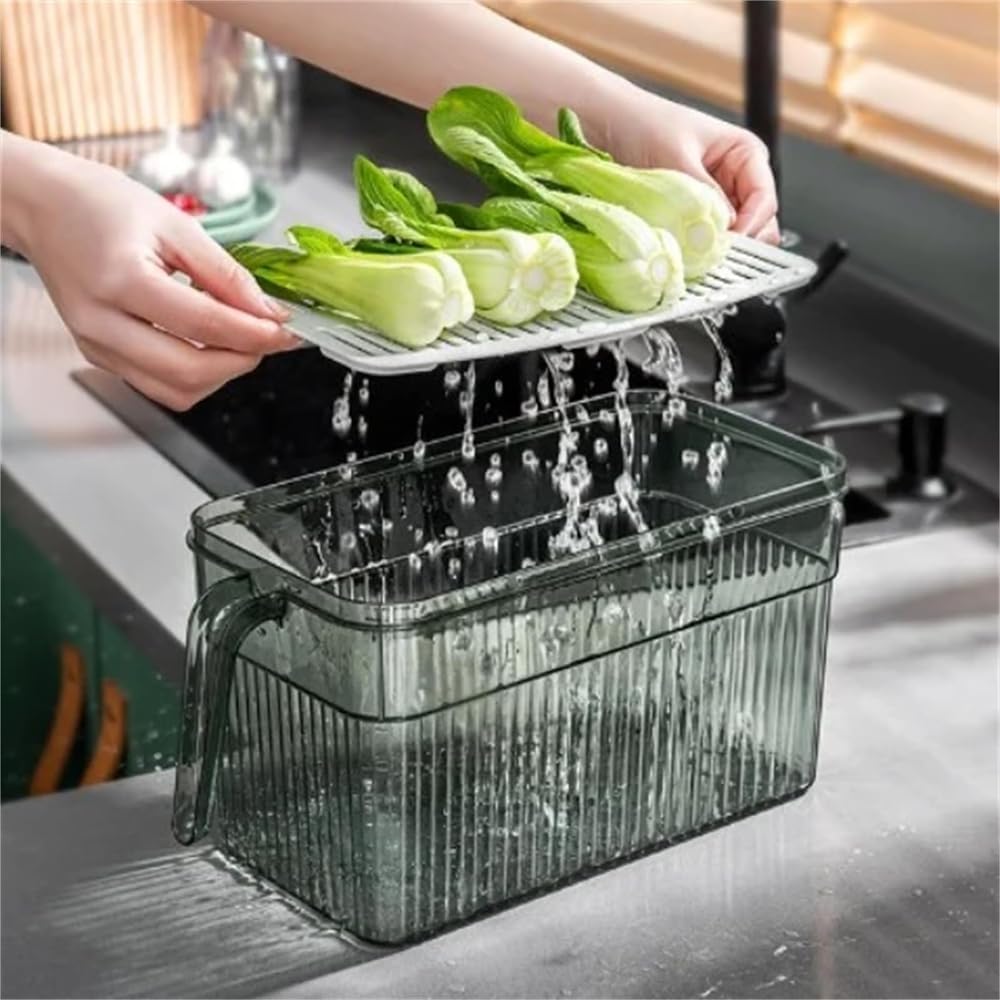 Plastic Container Basket For Kitchen Storage Containers Food Storage - Unbreakable kitchen storage Basket - 1000 ml (Pack of 6, Blue) Unbreakable kitchen storage Basket - 1000 ml (Pack of 6)