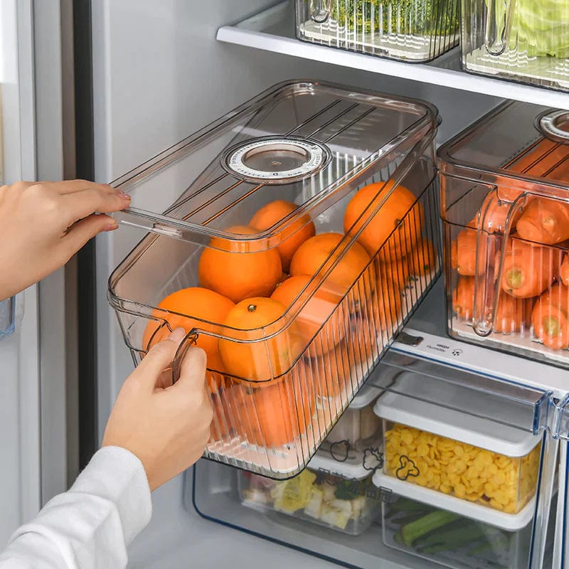 Plastic Container Basket For Kitchen Storage Containers Food Storage - Unbreakable kitchen storage Basket - 1000 ml (Pack of 6, Blue) Unbreakable kitchen storage Basket - 1000 ml (Pack of 6)