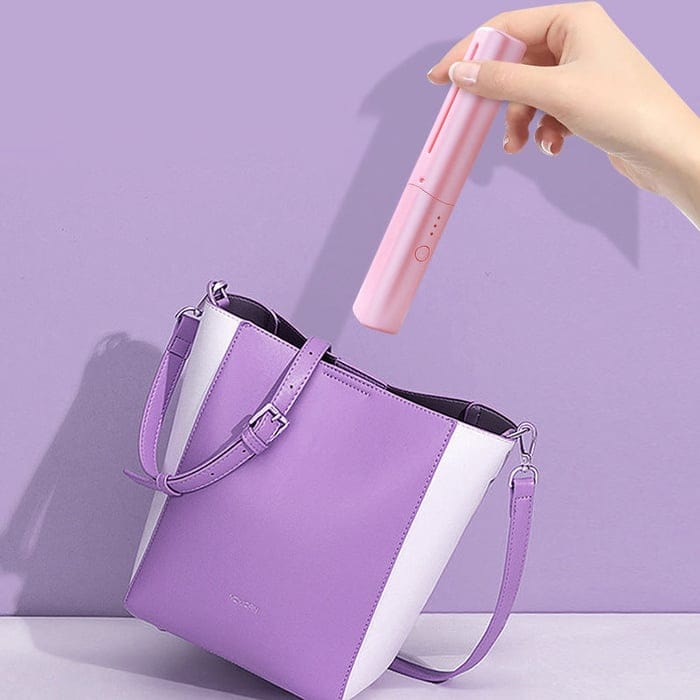 Portable Mini Hair Straightener Brush Comb Straightining Brush With Comb Portable Mini Hot Hair Brush