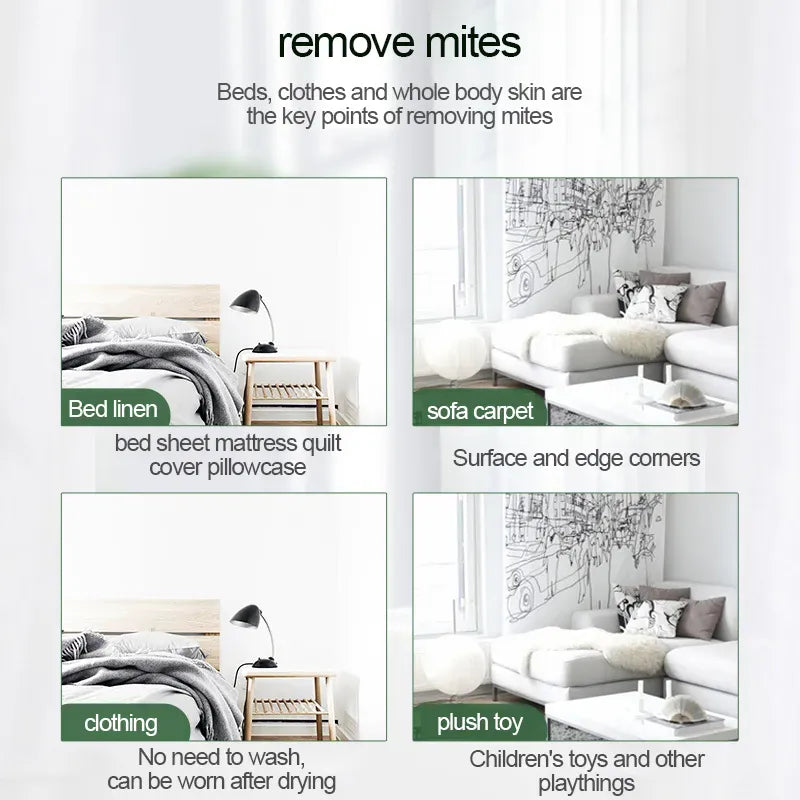 Powerful Mite Removal Spray (Buy 1 Get 1 Free) | Spray For Ants Insects Spray Dust Mites Spray Insects Safe Sprays Powerful Mite Removal Spray (Buy 1 Get 1 Free)
