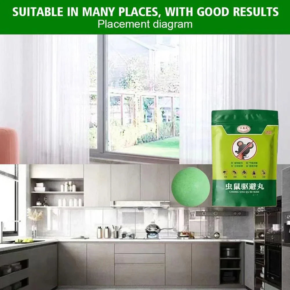 Powerful Rat Repellent Balls (Pack of 15) | Rat Repellent Rodents Pest Control For Home Rat And Mice - Powerful Rat Repellent Balls (Pack of 15)