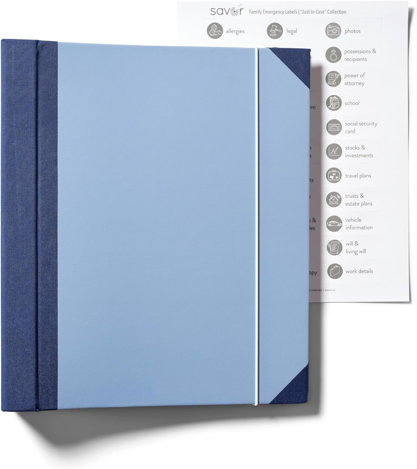 Premium Folio Document Organizer | File Folder Documents Organizer Office Files Envelopes Paper Binder Premium Folio Document Organizer