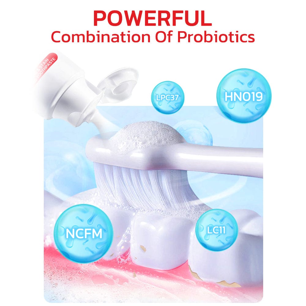 Probiotic Toothpaste | Teeth Whitening Tooth Paste Whitening Your Teeth At Home 1166-8 / AI Probiotic Toothpaste SP-4 (Pack of 2)