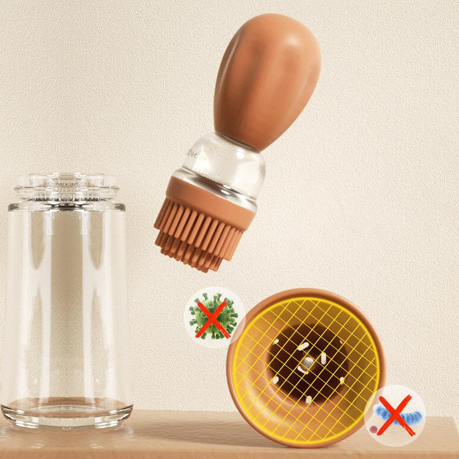 Glass Oil Dispenser Brush