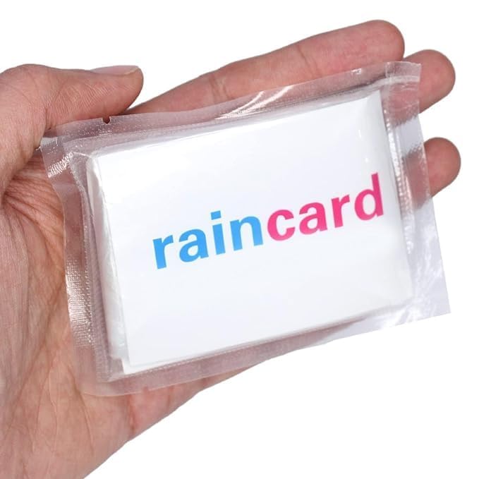 Rain Card Coat (Set of 5) | Rain Coat For Men And Women Ladies Raincoat Rains Jacket Suit - Rain Card Coat (Set of 5)