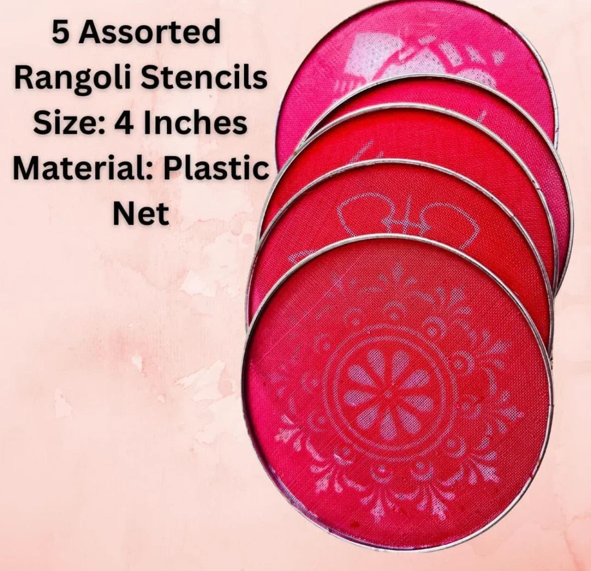 Rangoli Kit | Rangoli Designs Pattern Borders Stencils Colors Instant Rangoli Kit