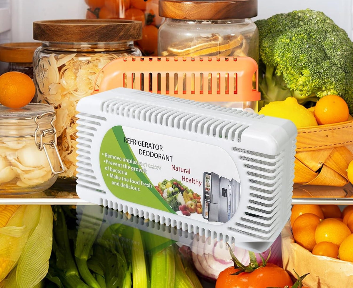 Refrigerator Deodorizer (Set of 2) | Air Freshner Refrifirator Fridge Deodizer Odor Absorber Fragnance Refrigerator Deodorizer (Set of 2)
