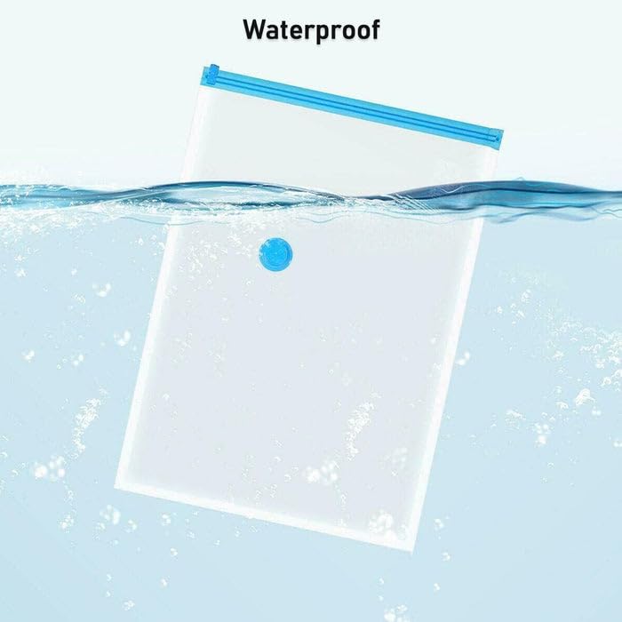 Reusable Vacuum Storage Bags (Pack of 10) | Vacuum Bags Clothes Storage Bag Seal Pack For Travel - Reusable Vacuum Storage Bags (Pack of 10)