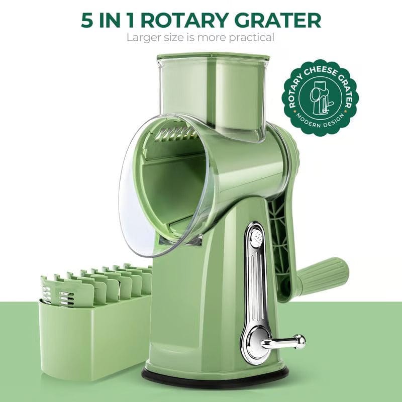 Rotary Vegetable Slicer Grater | Carrot Spiralizer Salad Cutter Graters Rotary Vegetable Slicer Grater