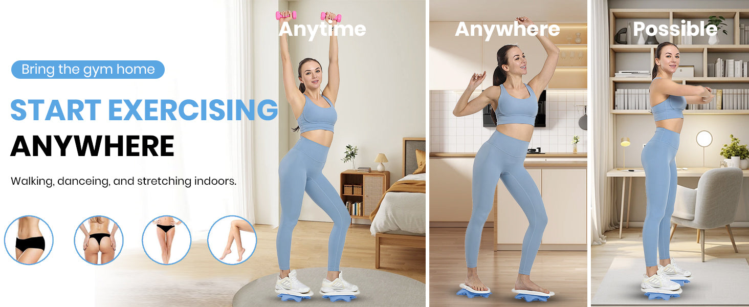 Rotating Twist Plate | Weight Loss Exercise Fat Burning Yoga Exercises Workout - Rotating Twist Plate