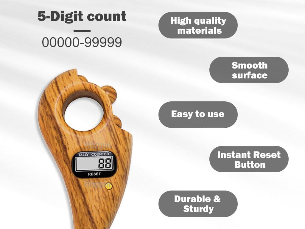 Rudaraaksha Mala Chanting Bead Counter Clicker Digital Machine Digital Chanting Bead Counter