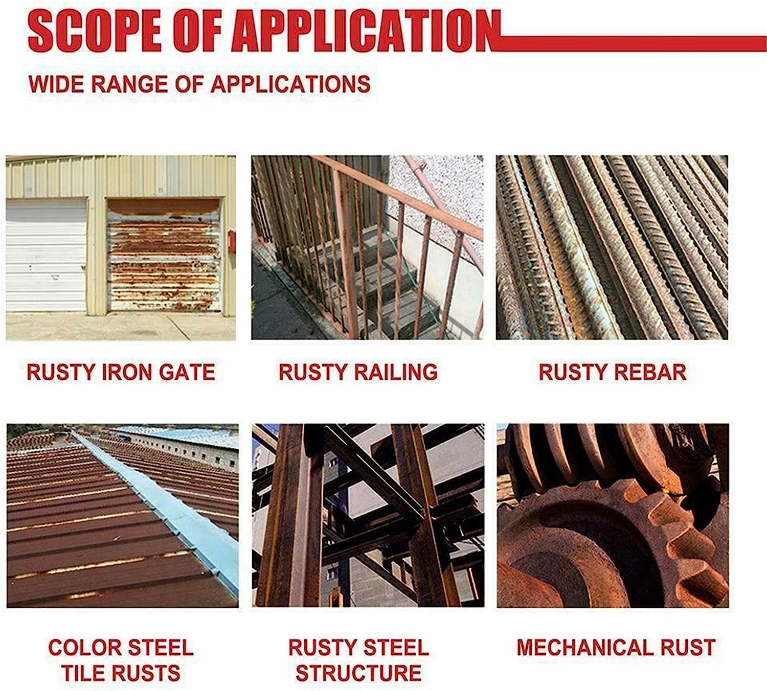 Rust Remover Cleaner Spray Chemicals For Metal Rust Paint Removal - Rust Remover Solution (Pack of 2) Rust Remover Solution (Pack of 2)