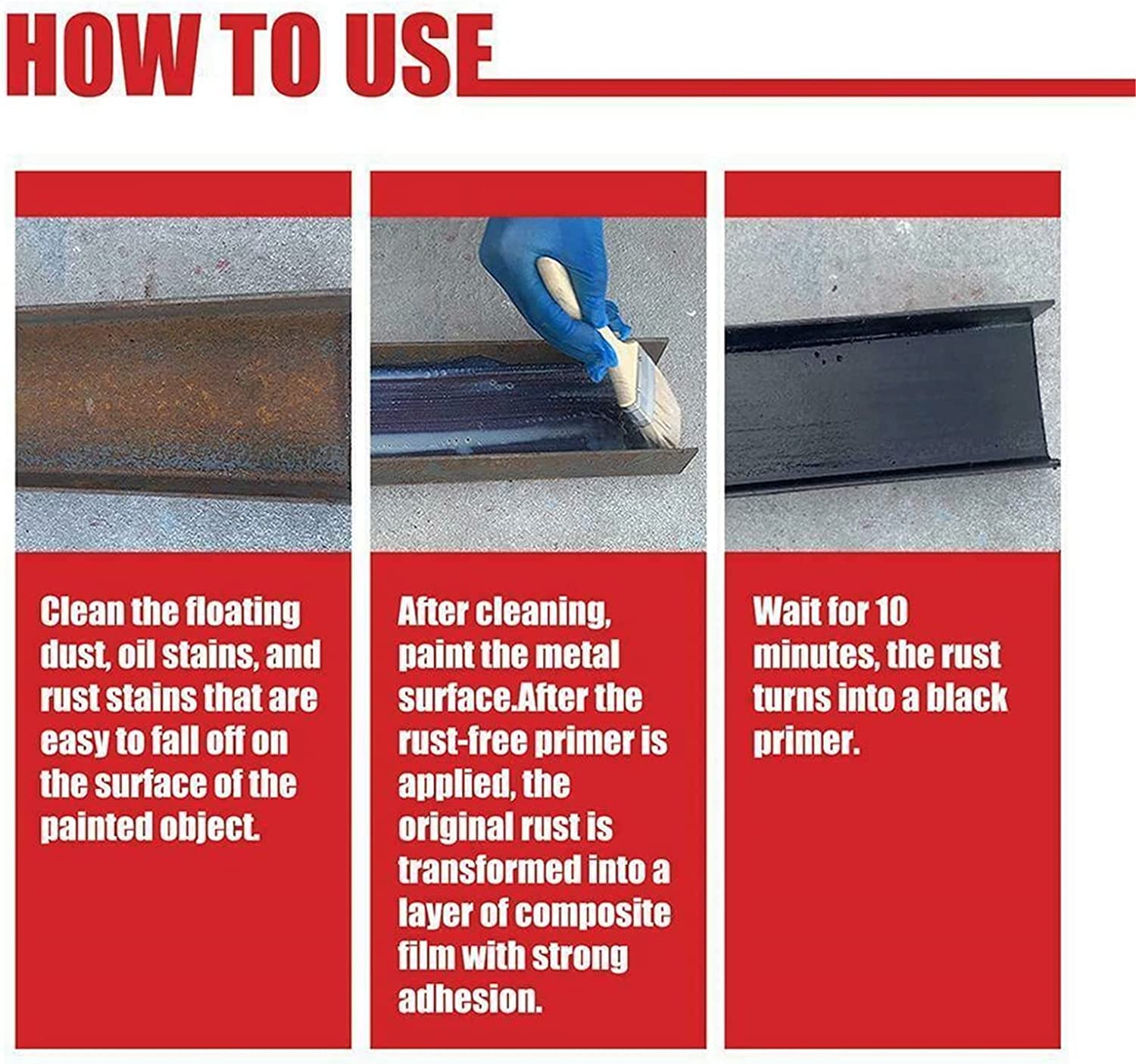 Rust Remover Cleaner Spray Chemicals For Metal Rust Paint Removal - Rust Remover Solution (Pack of 2) Rust Remover Solution (Pack of 2)