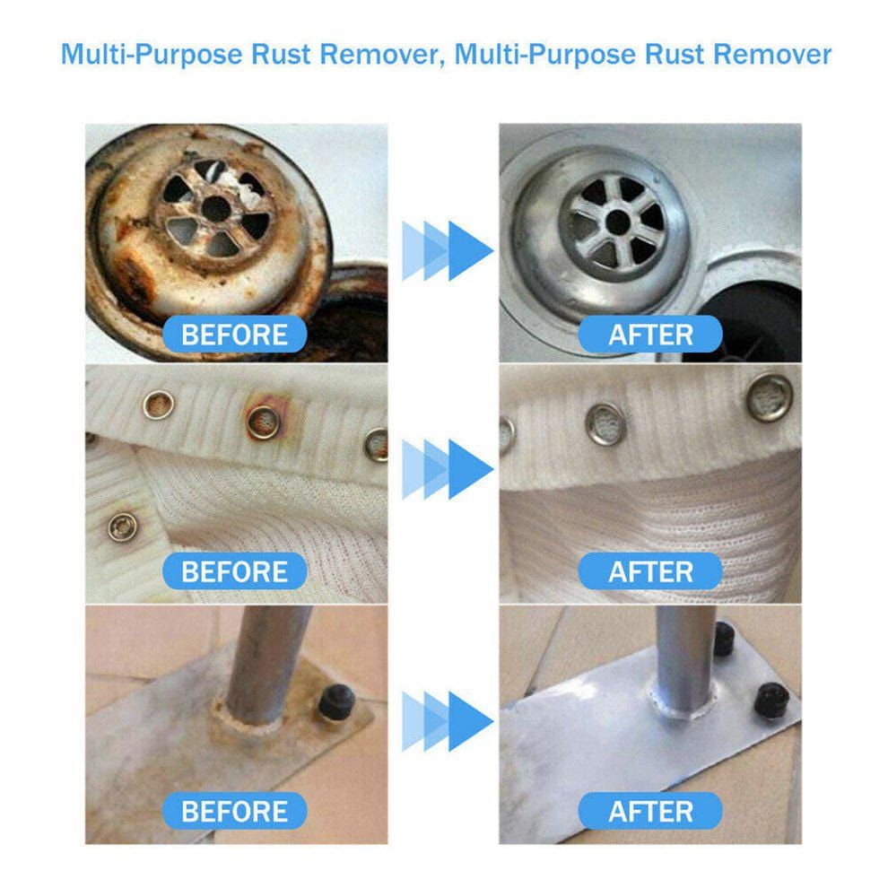Rust Remover | For Metal Cleaner Steel Rust Remover Rusty Tools Powerful Rust Remover
