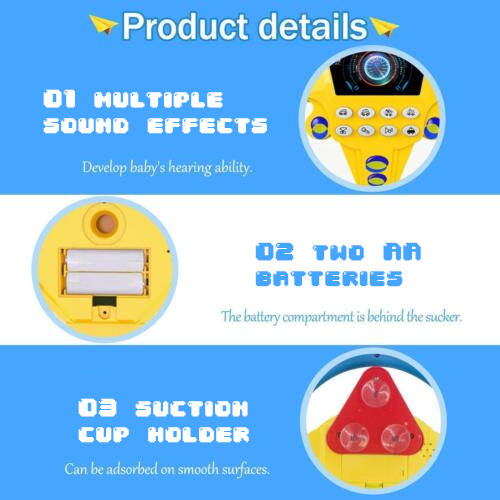 Interactive Steering Wheel for Kids