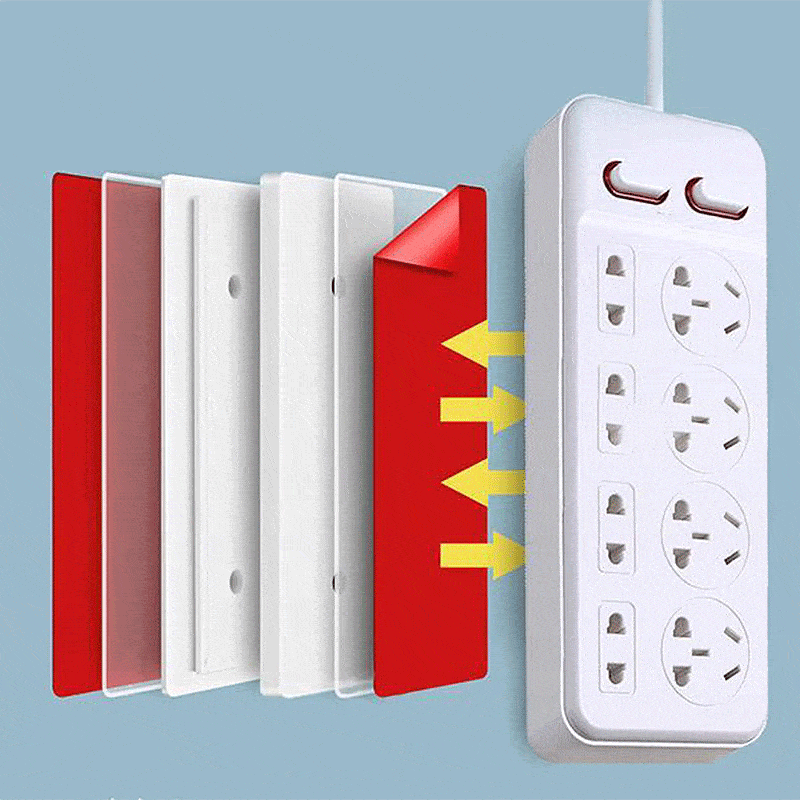 Self-Adhesive Electric Plug Socket Holder Self-Adhesive Electric Plug Socket Holder