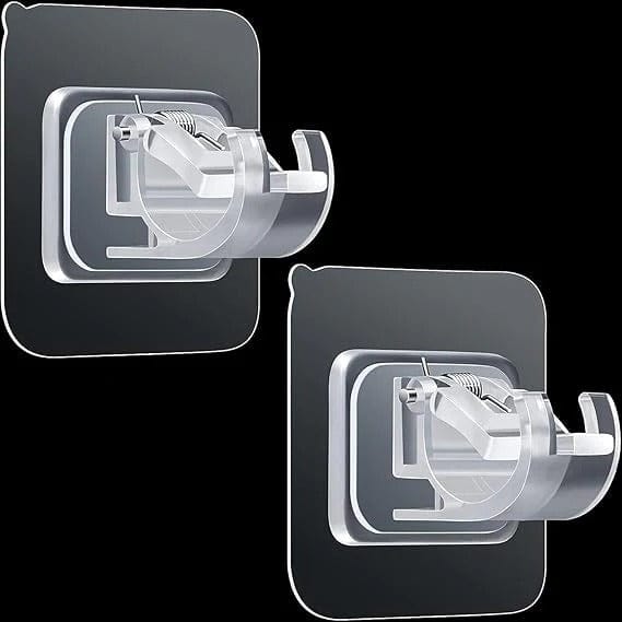 Self Adhesive Hook | Wall Hook Hanger Hanging Curtain On Wall Self Adhesive Hook (Pack of 4)