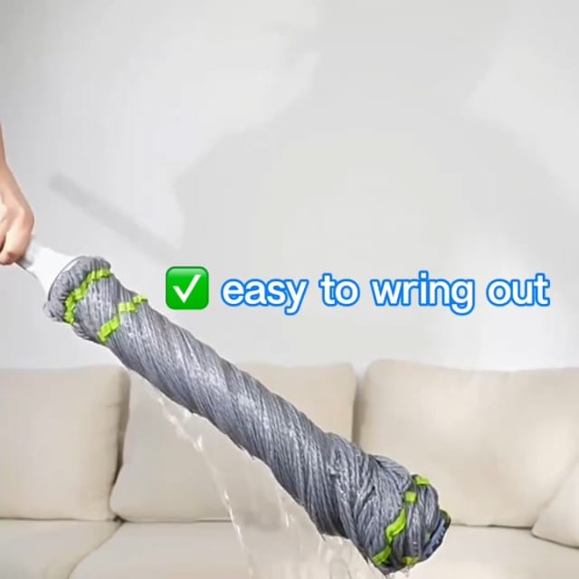 Self-Wringing Twist Mop | Cleaning Mop Floor Cleaning Twist Squeeze Tile Mop Self-Wringing Twist Mop