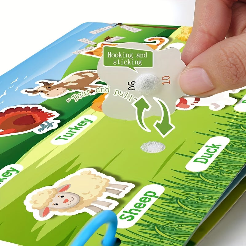 SenseSticky | Educational Books Activities Book Learning Busy Book Montessori SenseSticky The Montessori Busy Book